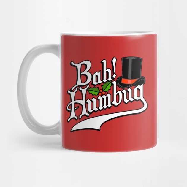 Bah Humbug! Funny Christmas Scrooge Graphic by ChattanoogaTshirt